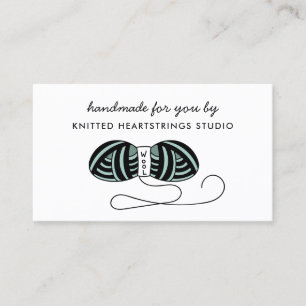 Handgjorda nitade/nitterande Crafter Etsy Visitkort