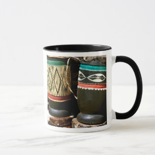 Handgjorda trummor, Livingston, Zambia Mugg