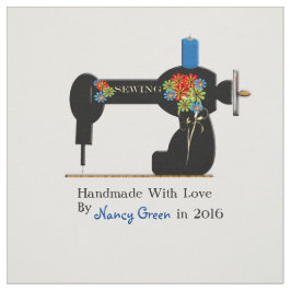 Handgjorda Uncut etiketter för Tyg