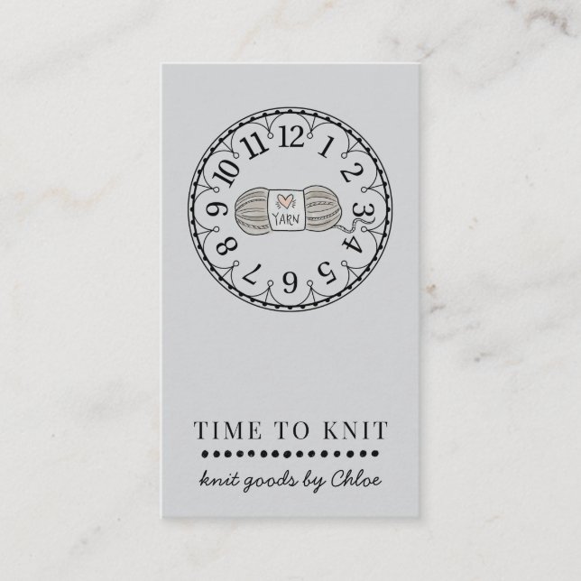 Handgjorda varor i Sticka Visitkort (Framsida)