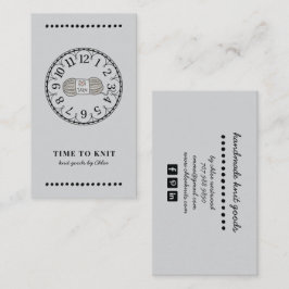 Handgjorda varor i Sticka Visitkort