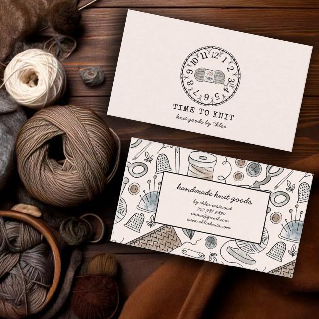 Handgjorda varor i Sticka Visitkort (Skapare uppladdad)