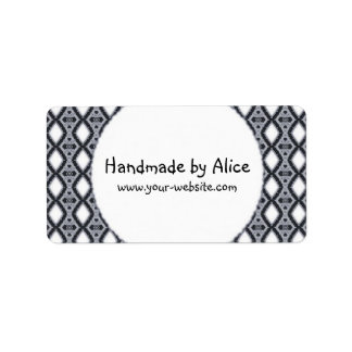 Handgjort av - etiketter adressetikett