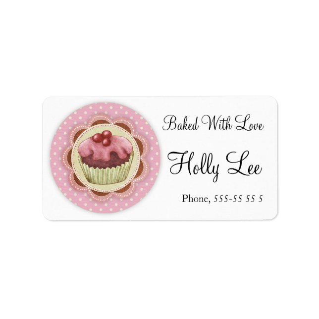 Handgjort av - etiketter adressetikett (Framsidan)