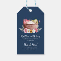 Handgjort garn Crochet Knitten med Kärlek Tack