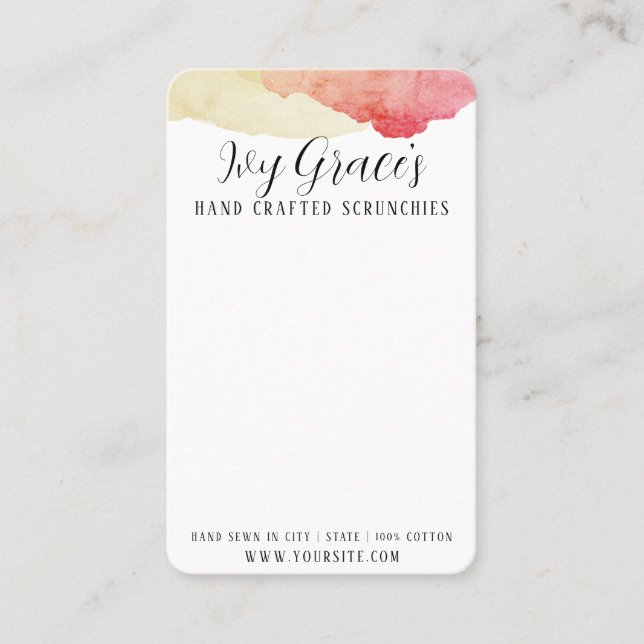 Handgjort kopieringskort visitkort (Framsida)