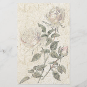 Handgjort papper steg blommablommigtbrevpapper