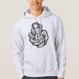 Handgrenad i Tecknad Stil Hoodie