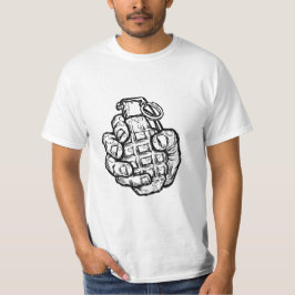Handgrenad i Tecknad Stil T Shirt