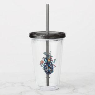 Handgrenade Vas i blommor Take Away Mugg