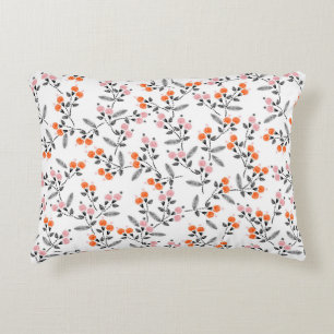 Handhäftning Embroidery Seamless mönster med lib Prydnadskudde