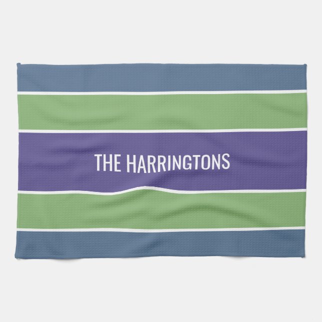 Handhandduk för rand Mönster Kökshandduk (Horisontell)