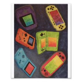 Handheld Consoles Print Fototryck