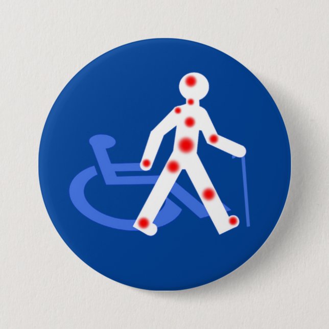 Handicap invisible / Visible  Knapp (Framsida)