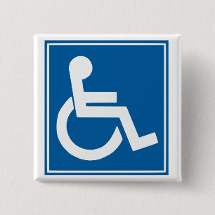 Handicap-tecken Knapp