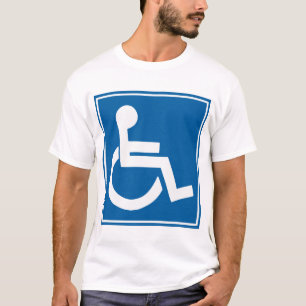 Handicap-tecken T Shirt