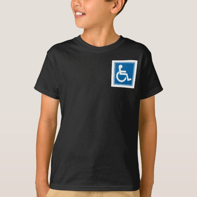 Handicap-tecken Tröja (Framsida)