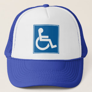 Handicap-tecken Truckerkeps
