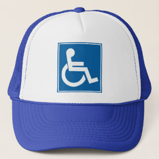 Handicap-tecken Truckerkeps