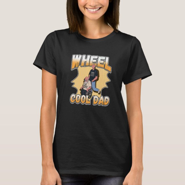 Handicap Wheelstol för en amputation Survivor 1 T Shirt (Framsida)