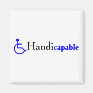 Handicapable (rullstol) magnet