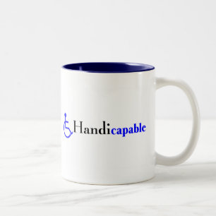 Handicapable (rullstol) Två-Tonad mugg