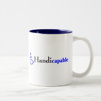 Handicapable (rullstol) Två-Tonad mugg