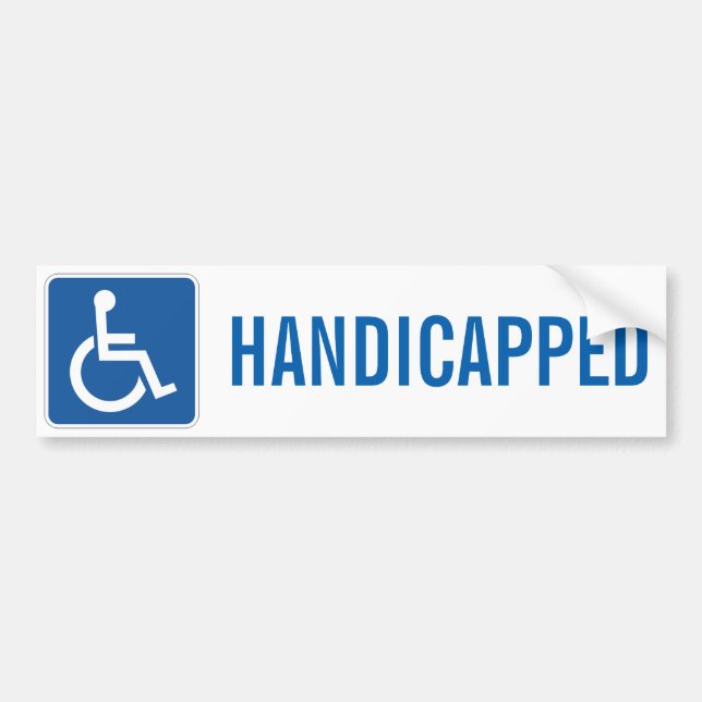 HANDICAPPED BILDEKAL (Framsidan)