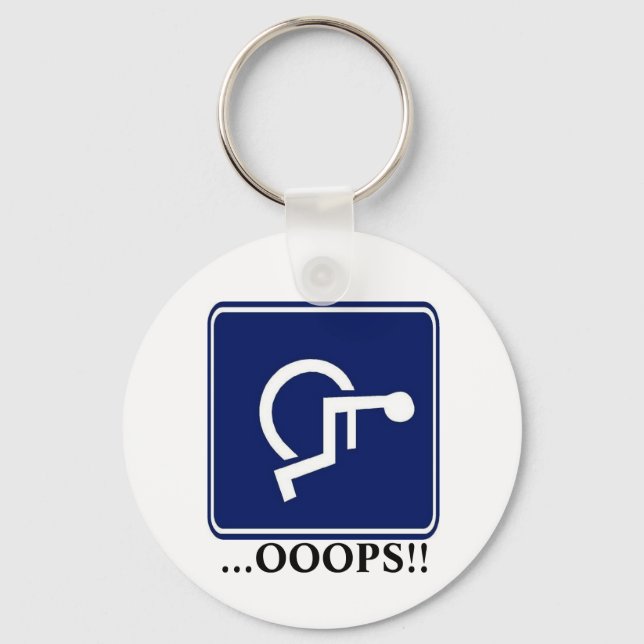 HANDICAPPED KEYCHAIN NYCKELRING (Framsida)