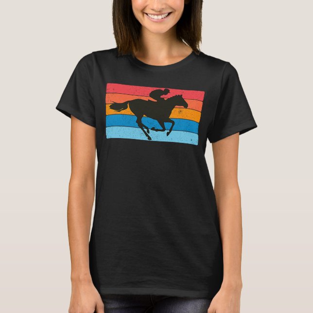 Handicapping Horse Gear 5 Rand Stride T Shirt (Framsida)