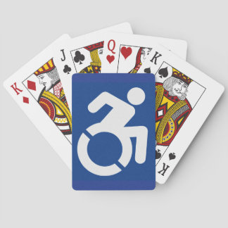 Handicated Sign Modern Casinokort