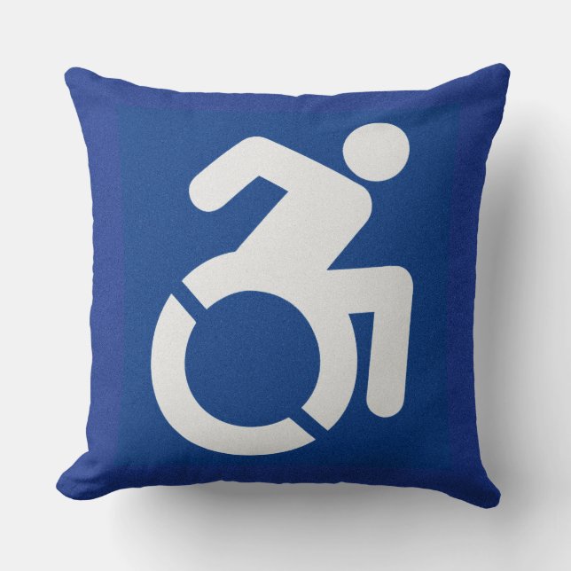 Handicated Sign Modern Kudde (Framsida)