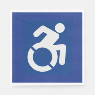 Handicated Sign Modern Pappersservett