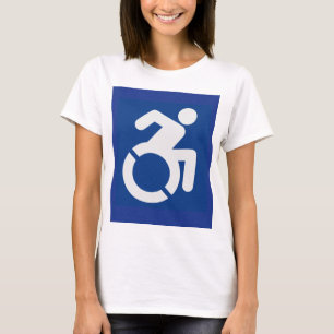 Handicated Sign Modern T Shirt