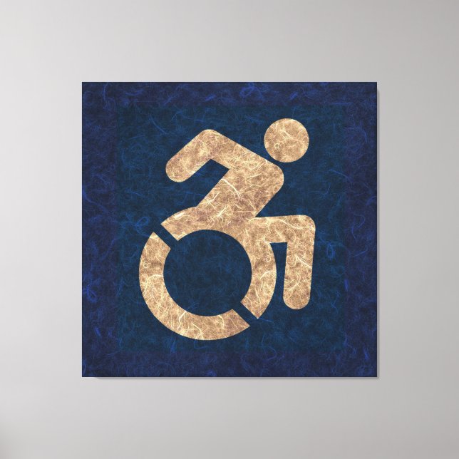 Handicated Textured Canvastryck (Framsida)