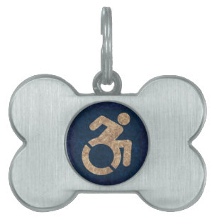 Handicated Textured ID-bricka Husdjur