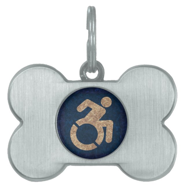 Handicated Textured ID-bricka Husdjur (Framsidan)