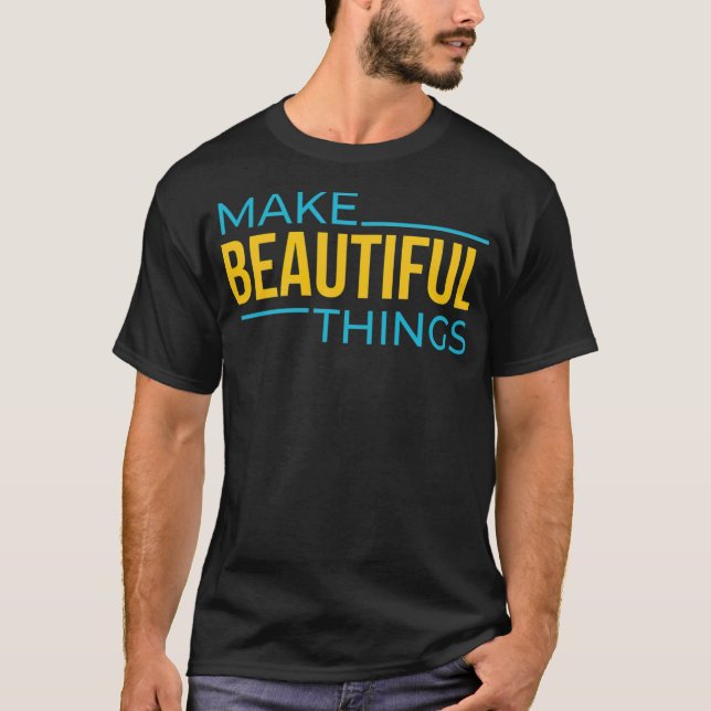 Handicraft Quote som säger att Atelier Painter Art T Shirt (Framsida)