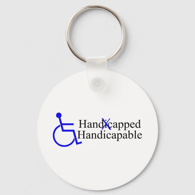Handikapabel 2 nyckelring (Framsida)