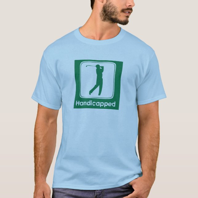 Handikapp Golf T-shirt (Framsida)