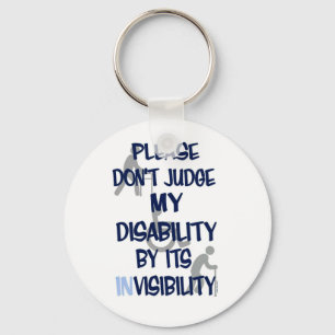 Handikapp/INvisibility Nyckelring