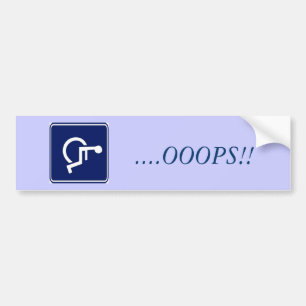 handikapp….,OOOPS!! Bildekal