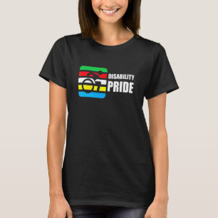 Handikapp Stolt Flagg Juli Supporter Funktionshind T Shirt