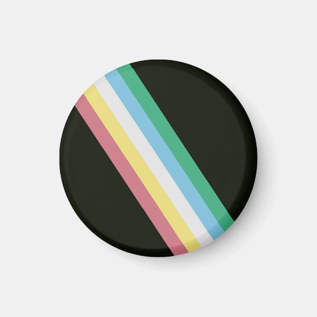 Handikapp Stolt Flagg  Magnet (Framsidan)