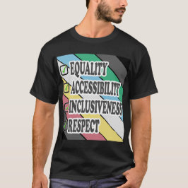 handikapp stolthet-LIKABEHANDLING TILLGÄNGLIGHET T Shirt