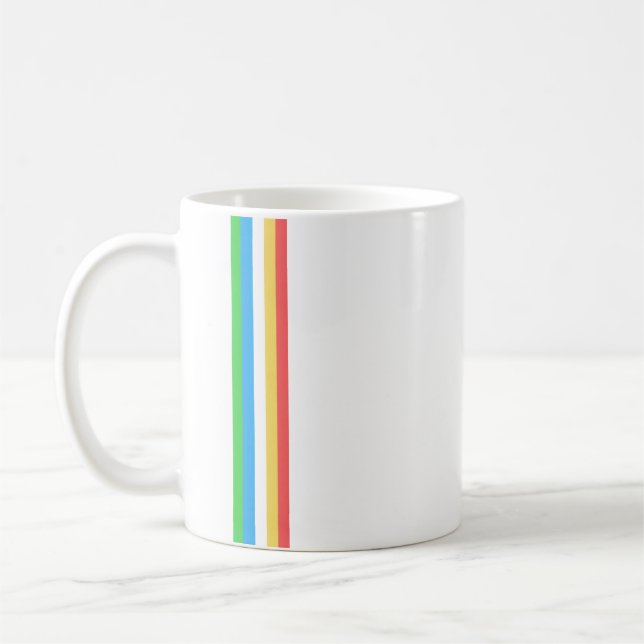 Handikapp stolthetsrandflagga  kaffemugg (Vänster)