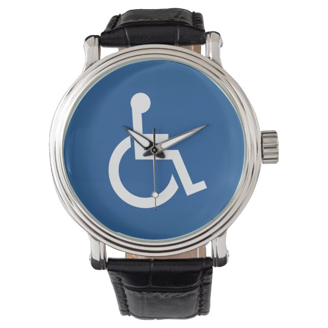 handikappad armbandsur (Framsida)