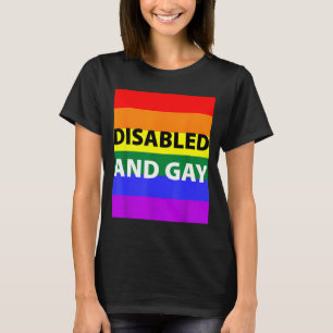 Handikappad Och Gay Roligt För Män Kvinnor T Shirt