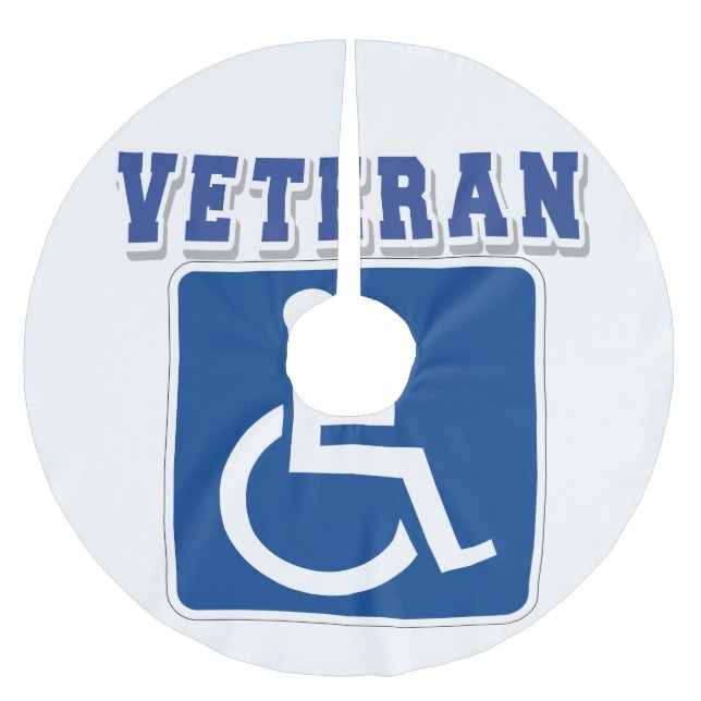 Handikappade Veteran Julgransmatta Borstad Polyester (Framsidan)