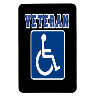 Handikappade Veteran Magnet